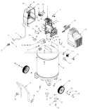 Part Location Diagram of HL038600AV Campbell Hausfeld Wheel Kit For Hl5401